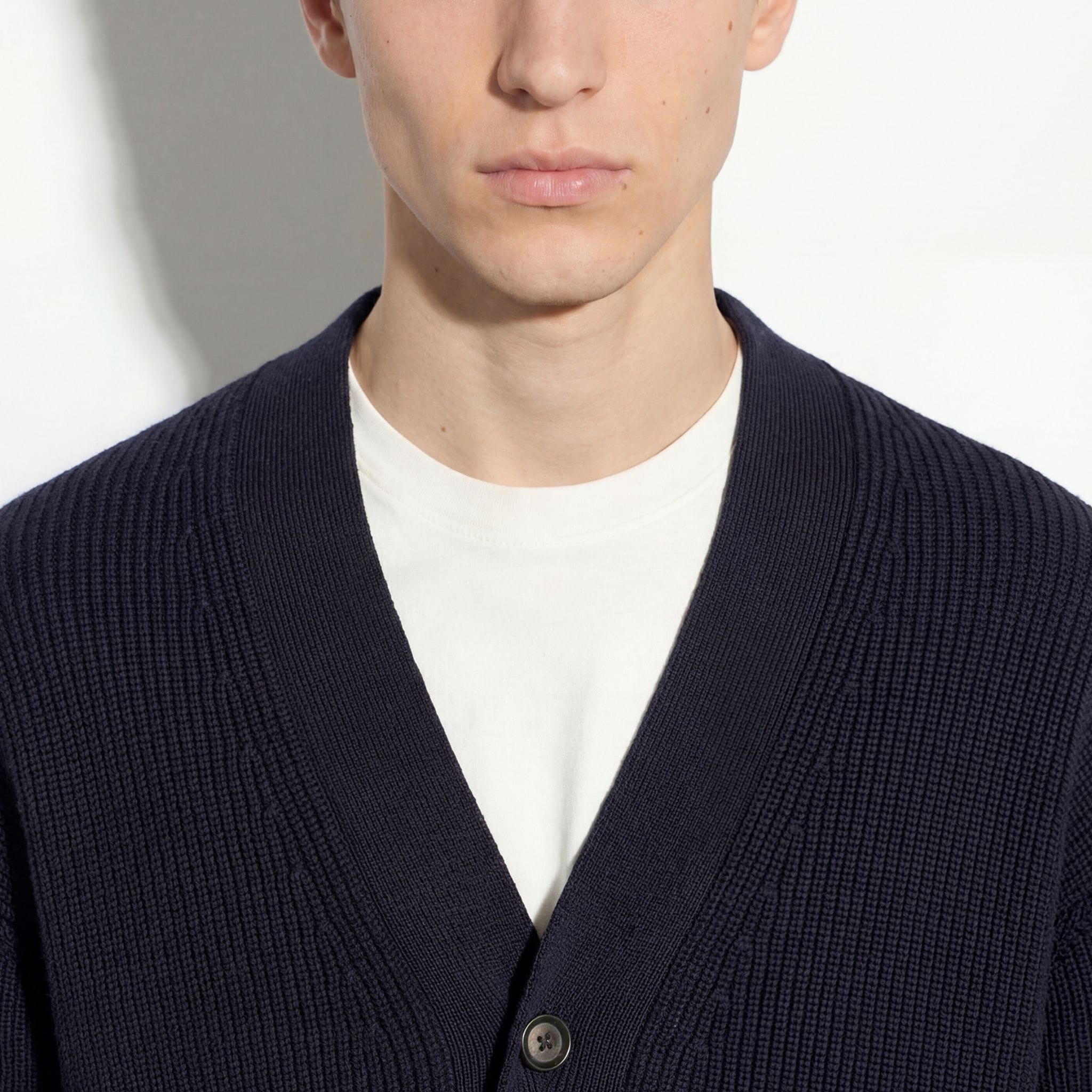 Maglia Cardigan Blu Maglia Cardigan Paolo Pecora