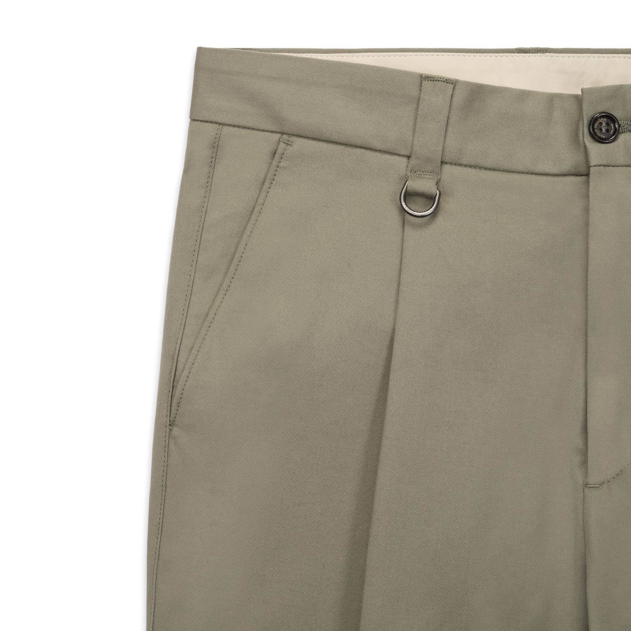 Pantalone Tessuto Kaki Pantalone Tessuto Paolo Pecora
