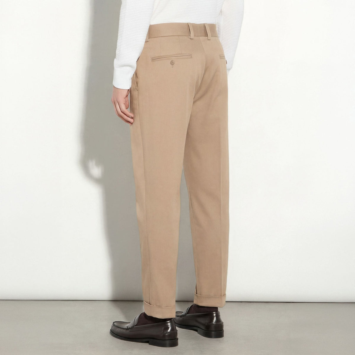 Pantalone Tessuto Tortora Pantalone Tessuto Paolo Pecora