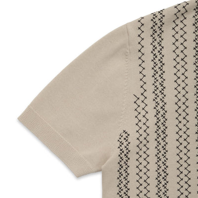 Camicia Maglia Beige Camicia Maglia Paolo Pecora