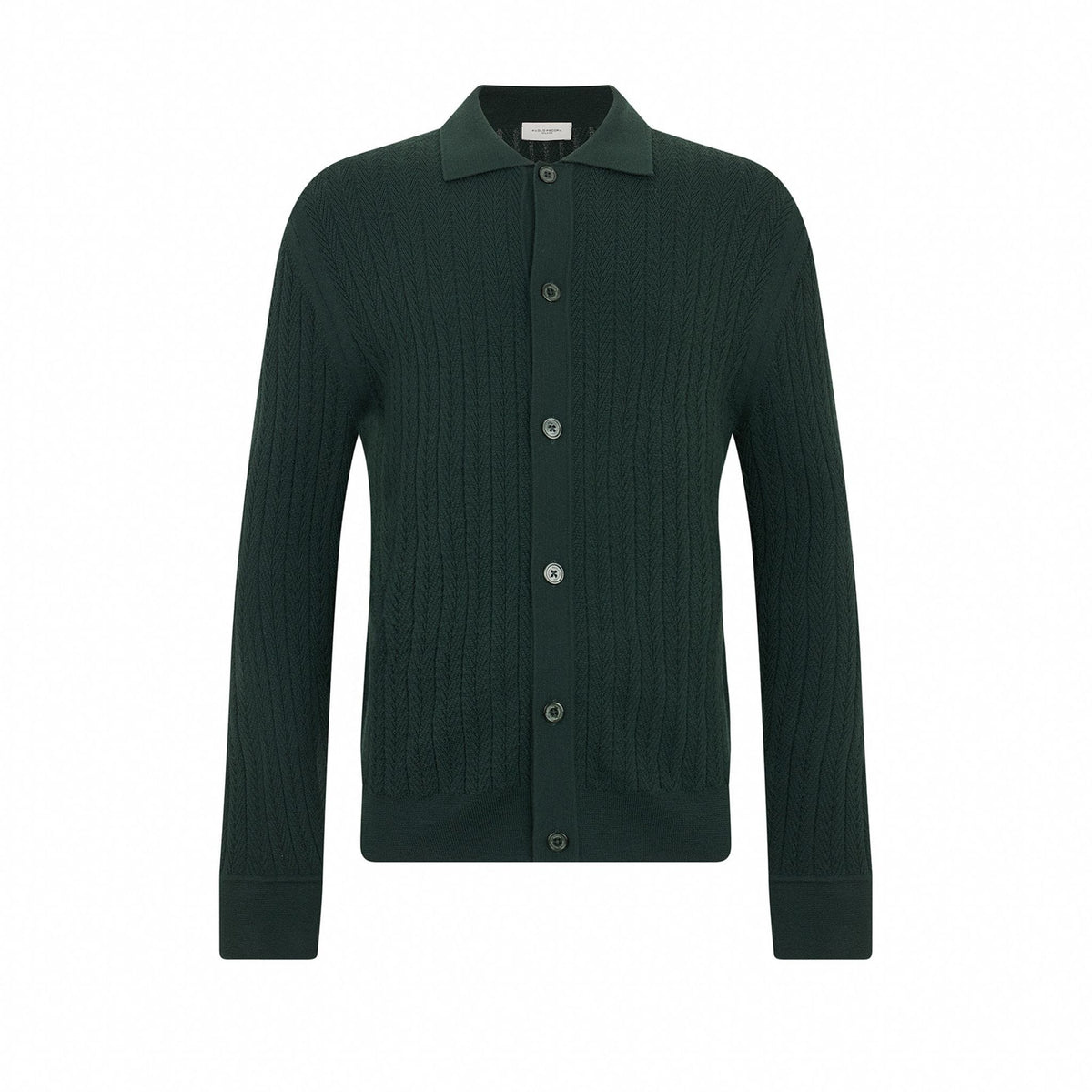 Camicia Maglia Verde Scuro Camicia Maglia Paolo Pecora