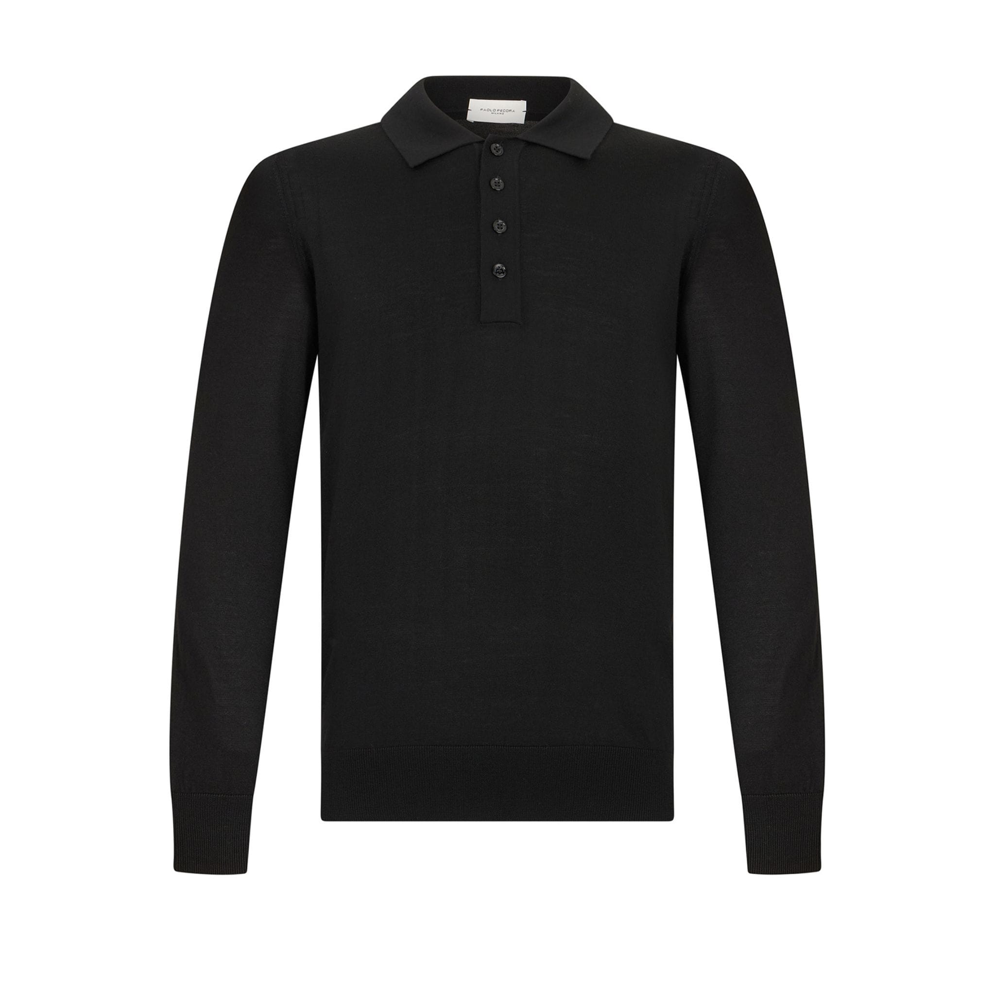 Maglia A Polo Nero Maglia A Polo Paolo Pecora