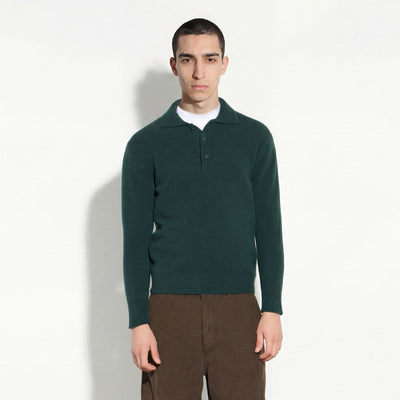 Maglia A Polo Verde Scuro Maglia A Polo Paolo Pecora