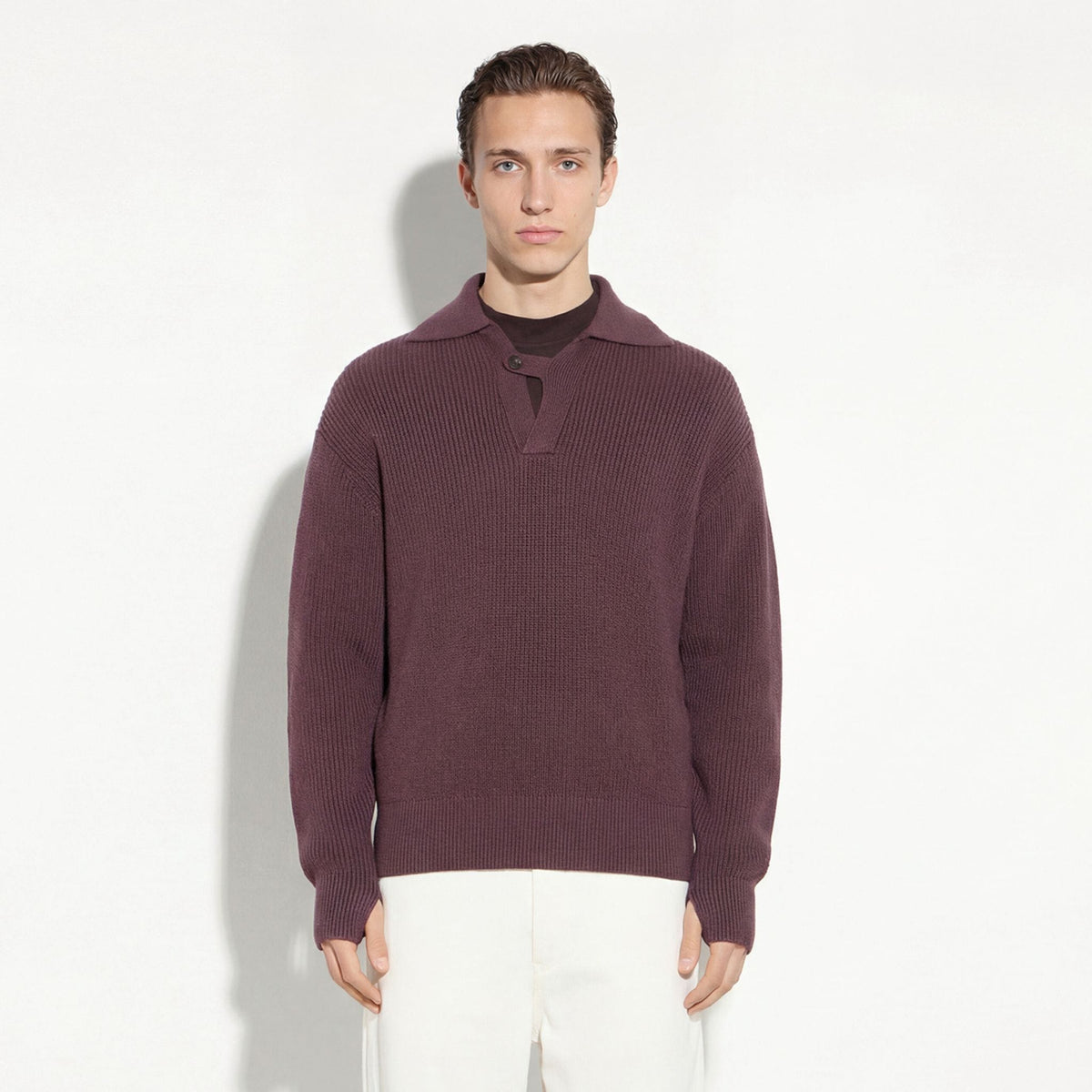 Maglia A Polo Viola Maglia A Polo Paolo Pecora