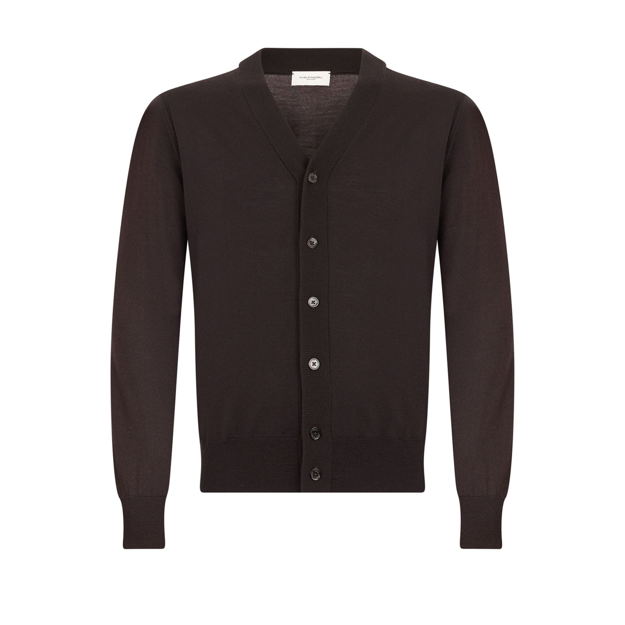 Maglia Cardigan Marrone Maglia Cardigan Paolo Pecora