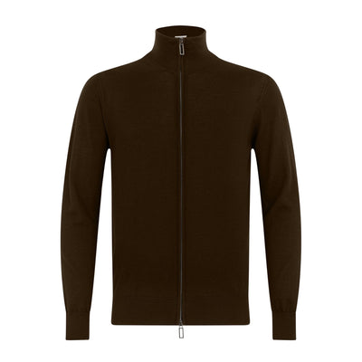 Maglia Cardigan Marrone Maglia Cardigan Paolo Pecora