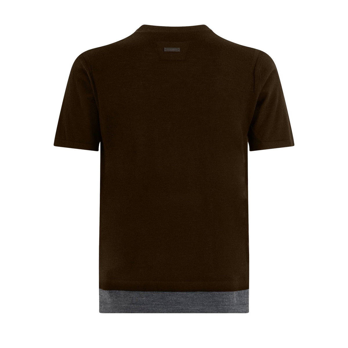 Maglia Girocollo Visone/Asfalto Maglia Girocollo Paolo Pecora
