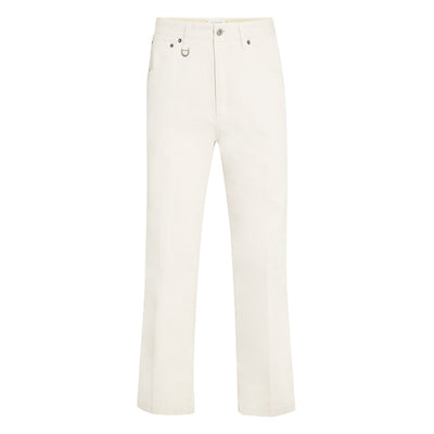 Pantalone 5 Tasche in Cotone e Lino Ghiaccio Pantalone 5 Tasche Paolo Pecora