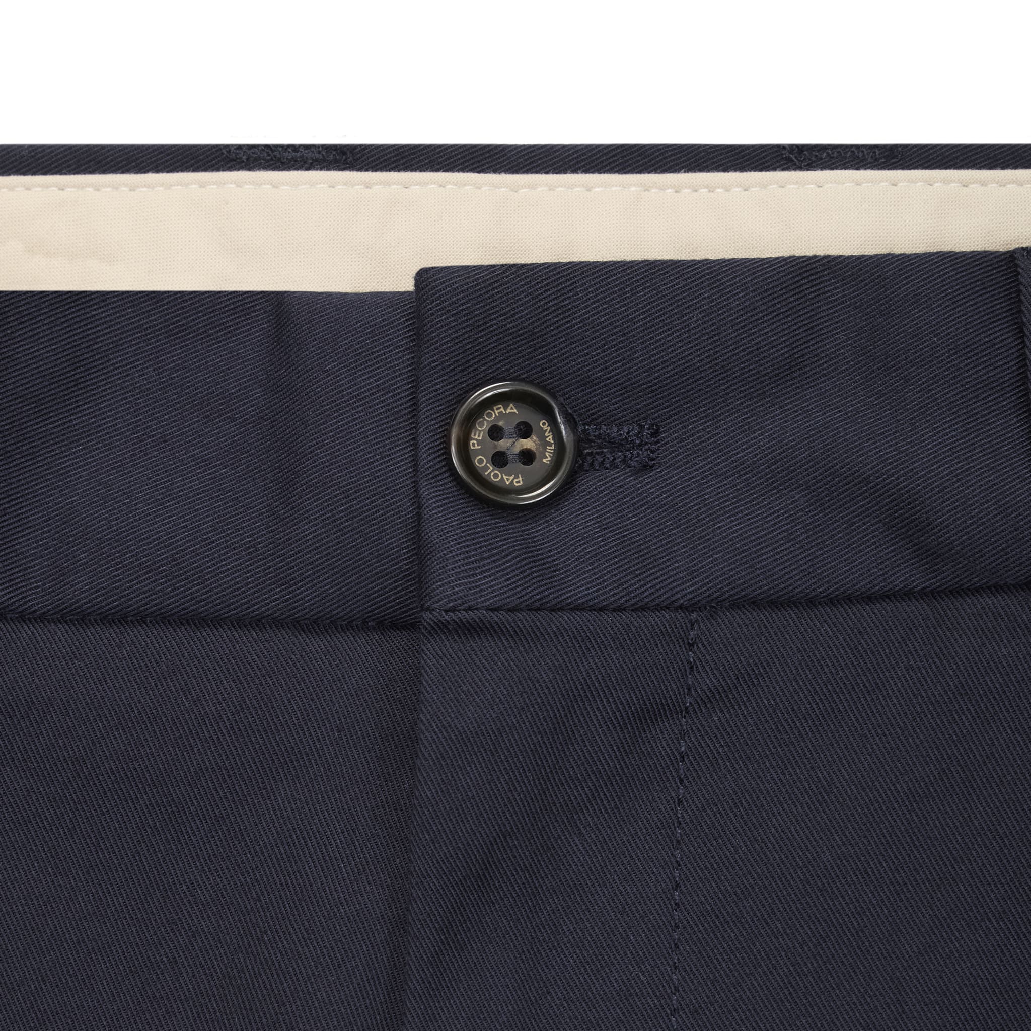 Pantalone Tessuto Blu Pantalone Tessuto Paolo Pecora
