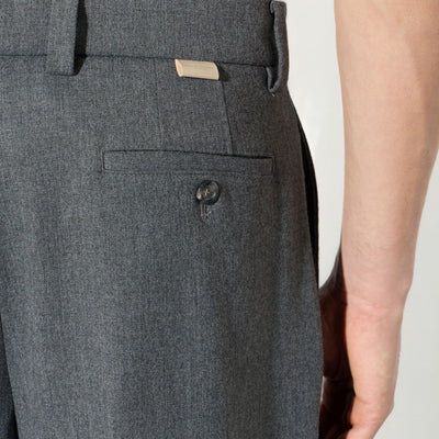 Pantalone Tessuto Grigio Melange Pantalone Tessuto Paolo Pecora